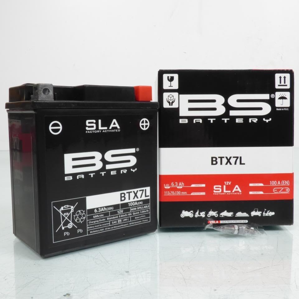 Batería SLA BS Battery para Peugeot 125 Sum Up con construcción hermética duradera