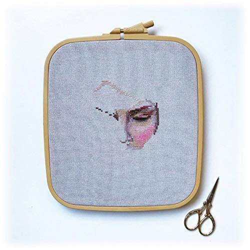 Nurge Plastic Square Embroidery Hoops, Cross Stich Hoop, Punch Needle Hoop (X-Small) #TOP5