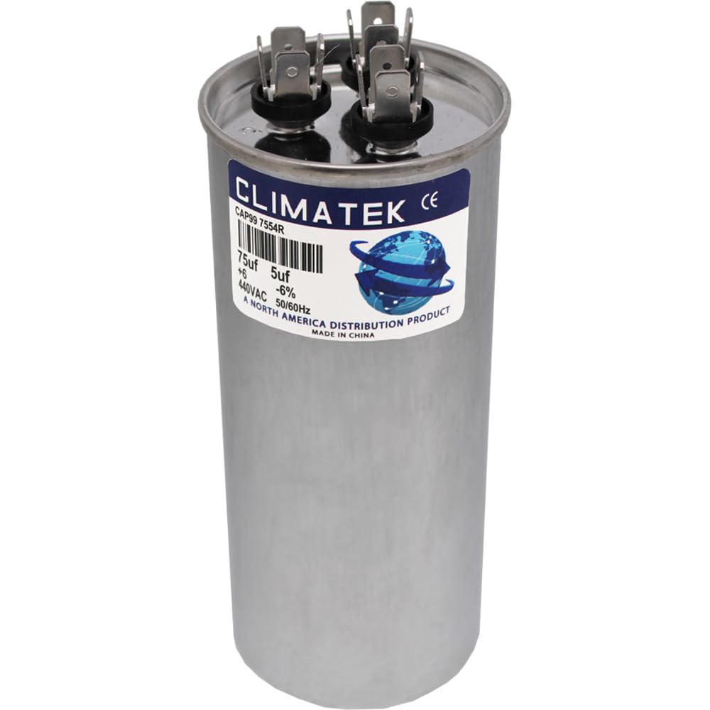AC Capacitor 45 5 ClimaTek 40+5 Uf Round Dual Run Capacitor – 440V ...