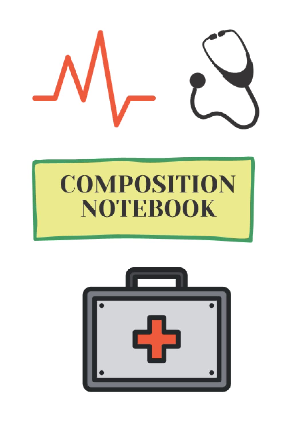 Composition Notebook for Medical Students, Doctors and Nurses.: Cool Black Lined 120 Pages Composition Notebook perfect for people related to Medical Industry.