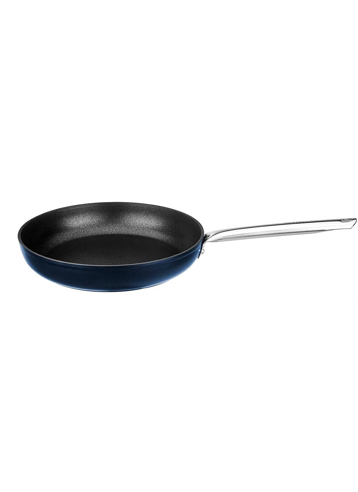 Leggno Master Titanium 24Cm Tava, Çelik Sap Metalik Mavi
