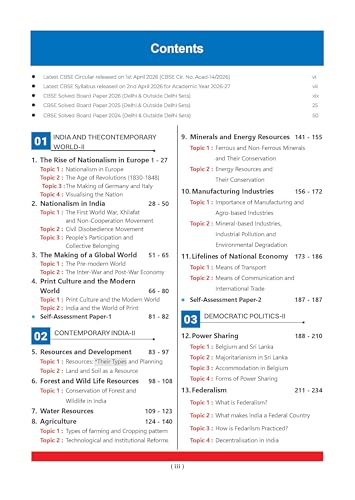 Image of Oswaal CBSE & NCERT One for All Class 10 | Social Science | Based on Syllabus (April 2026) |NCERT & Competency-based questions| For 2027 Exam | With Oswaal AI