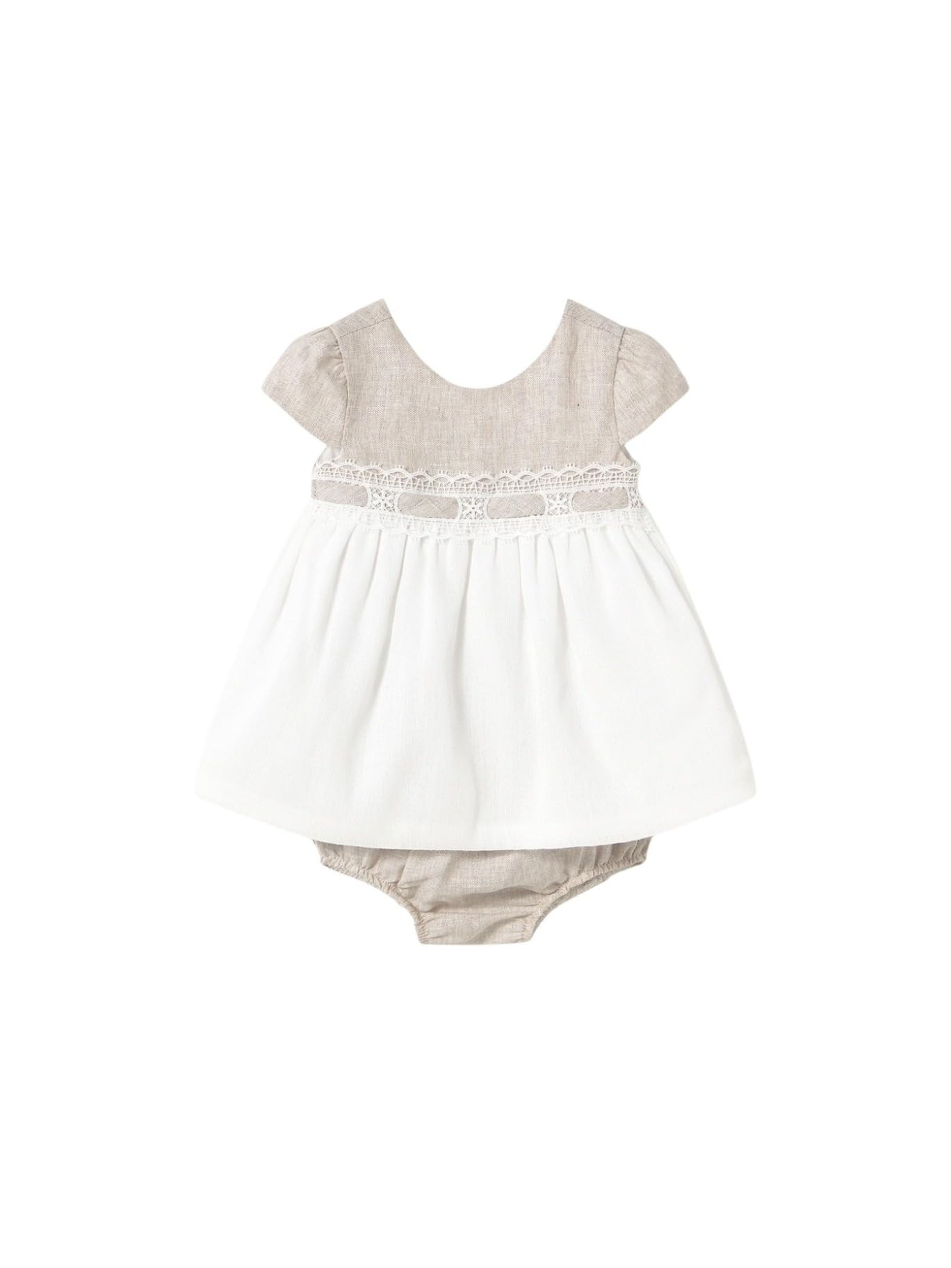 Mayoral Vestido Combinado Ceremonia para bebé niña 4-6 Meses (70cm)