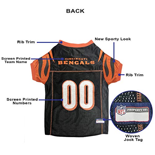 Nfl Cincinnati Bengals Dog Jersey, Size: Xx-Large. Best Football Jersey Costume For Dogs & Cats. Licensed Jersey Shirt. #TOP6