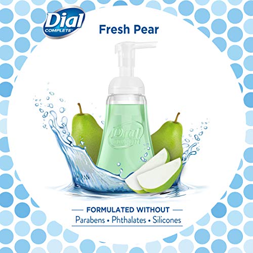 Dial Complete Antibacterial Foaming Hand Soap, Fresh Pear, 7.5 Oz (Pack Of 8) #TOP2