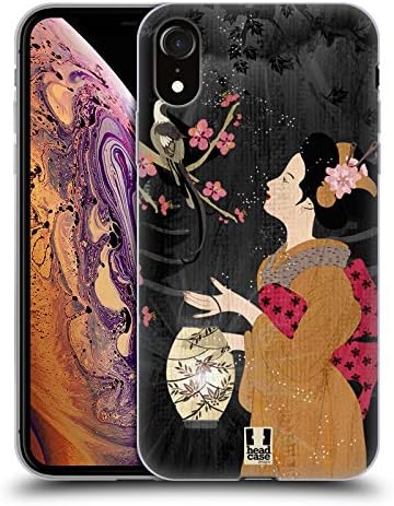 Head Case Designs Akira Geisha Soft Gel Case Compatible with Apple iPhone XR