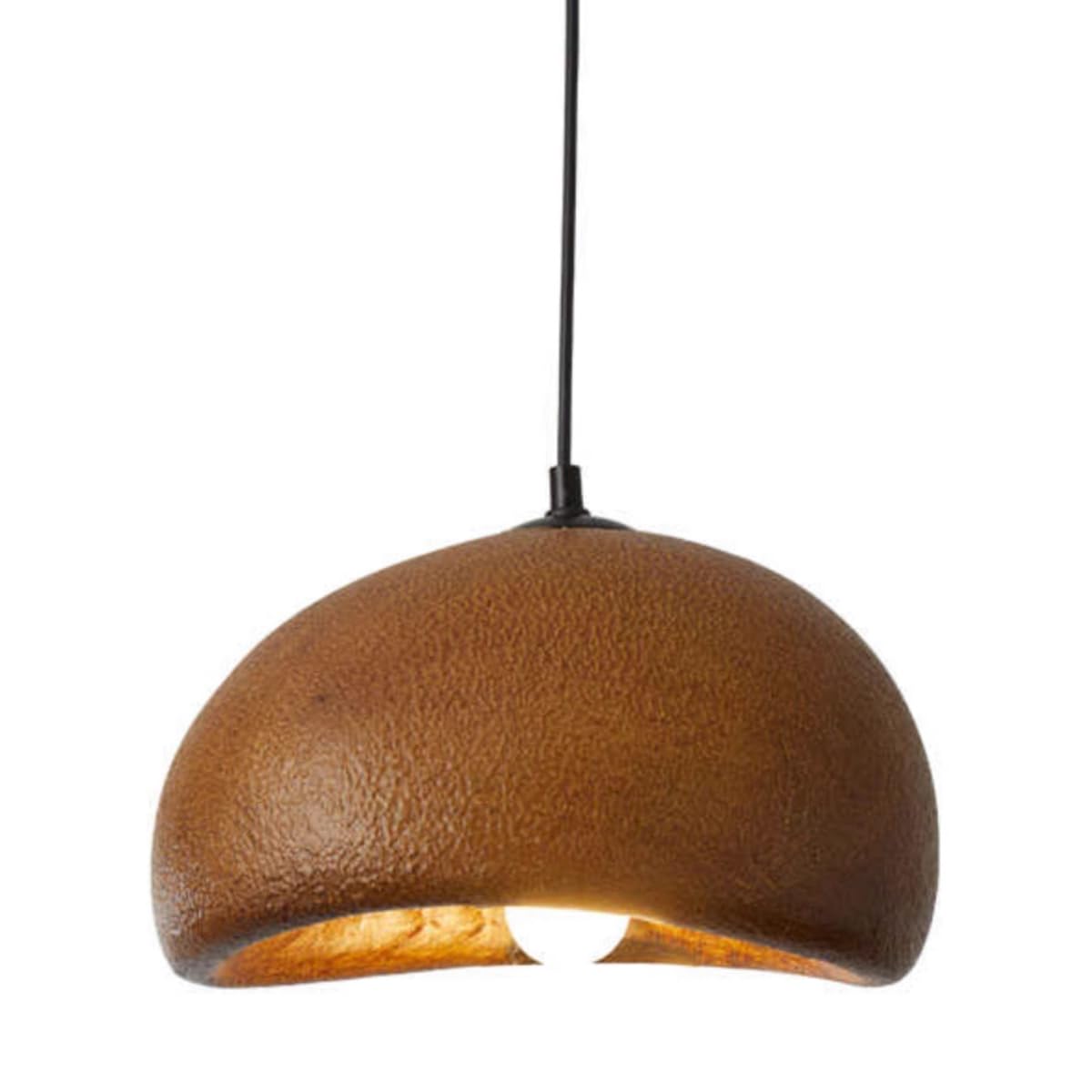 SXECAEPS Pendant Lamps Brown Bar Counter Chandelier Stylish Dome Adjustable Height Kitchen Island Lighting Fixtures for Over Table Living Room Bedroom
