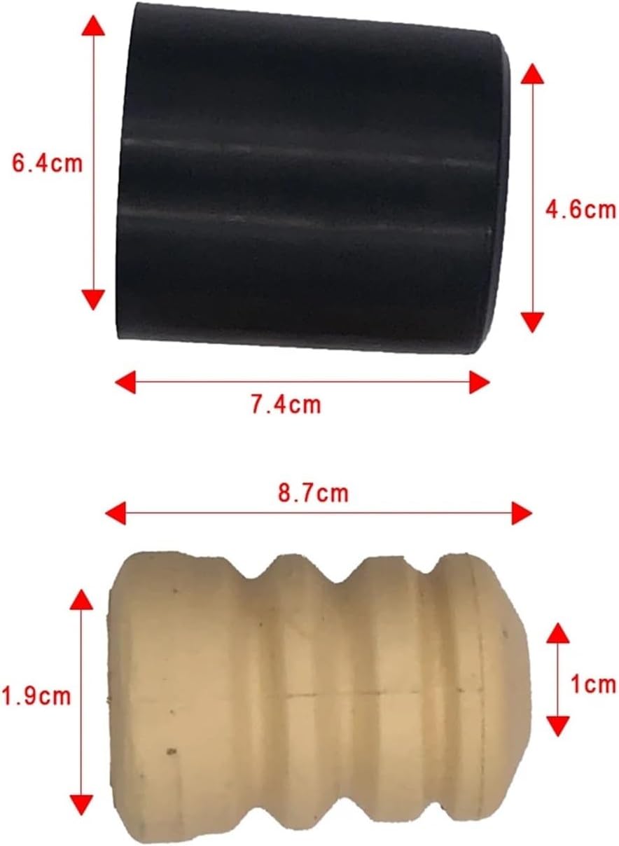 Cover Kit Compatible with BMW E60 520Li 525i 530i 545i 540i 550i M5 Rear Axle Shock Absorber Strut Boot Buffer Auto Parts