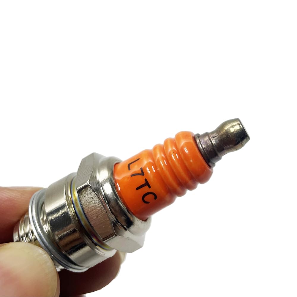 5 bujías L7TC compatibles con motosierras de Dos Tiempos BM6A, BMR6A, WS6E, WS7E, BPMR6A, WS7F, CJ7Y, W20MU, M6, M7 y BPMR6A.