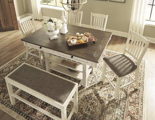 Signature Design by Ashley Bolanburg Upholstered Counter Height Bench - image 9