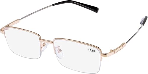 MIRYEA Gafas de lectura progresivas multienfoque para computadora con bloqueo de luz azul