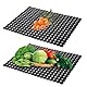 Jortmrd 2 Stück Spülbeckeneinlage 40x30 cm Spülbeckenmatte Zuschneidbar Spülmatte für Spülbecken Einlage Matte PVC Schnell Ablaufend für Protektoren Küchenspüle (Schwarz)
