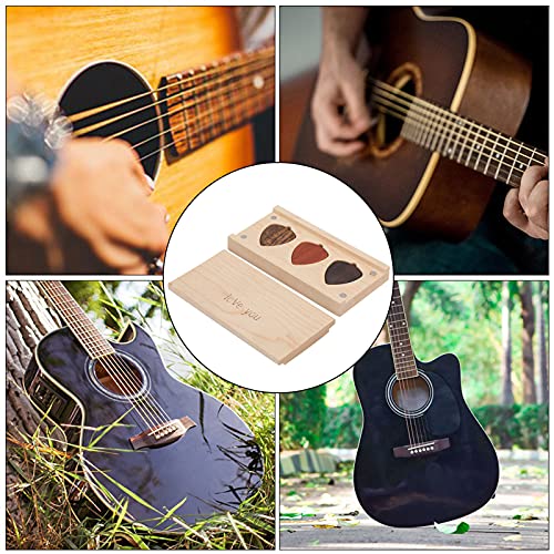 Médiators en bois pour guitare basse – Accessoires de guitare – Boîte de rangement pour boucles d’oreilles - Les Beatles, Paul McCartney, John Lennon, RIngo Starr, George Harrison Médiators en bois pour guitare basse - Accessoires de guitare - Boîte de rangement pour boucles d'oreilles – Image 4