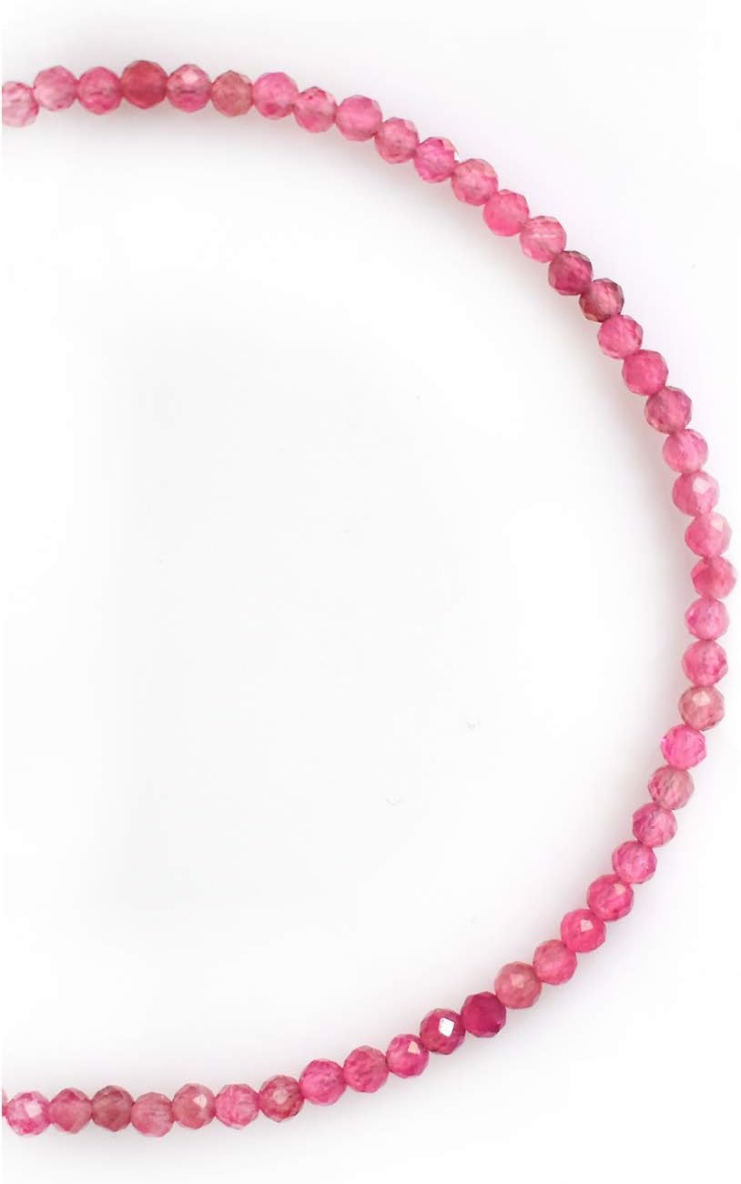 Gempires Handmade Gemstone Beaded Bracelets Lightweight Crystal Everyday Wear Jewelry Hypoallergenic 8 Inch Silver Plated Minimalist Women Bracelets - Image 2