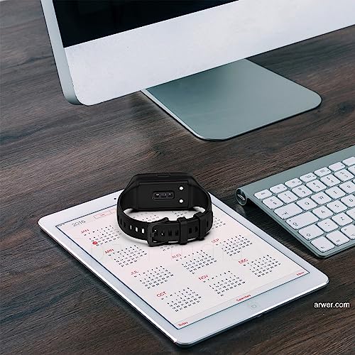 Image of Epaal Full Case Plain Strap for Honor Band 6 / Huawei Band 7 / 6 - Integrated TPU Watch Strap