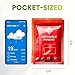 ZENO Disposable Rain Ponchos for Adults - Clear with Hood, Compact Emergency Ponchos for Hiking, Camping, Travel - Pack of 4 - Sunflare Edition