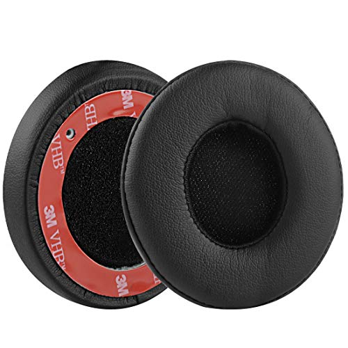Geekria Replacement Ear Pads Compatible with Beats Solo 2 Wired (B0518) Headphones Ear Cushions, Repair Parts (Black) - Image 2