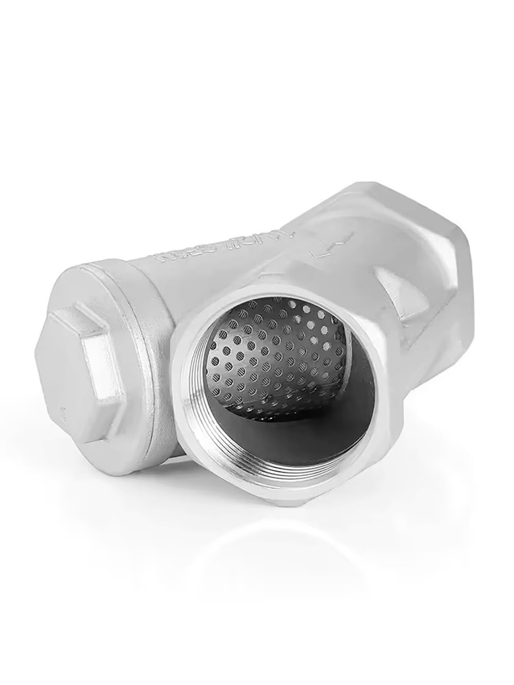 Filtr Siatkowy Inline Y, Gwint BSPT Ze Stali Nierdzewnej 304, Siatka 80, Łącznik Rurowy Antykorozyjny Do Oleju Gazowego Powietrze Woda, 1 Szt.(DN100 4 Inch)