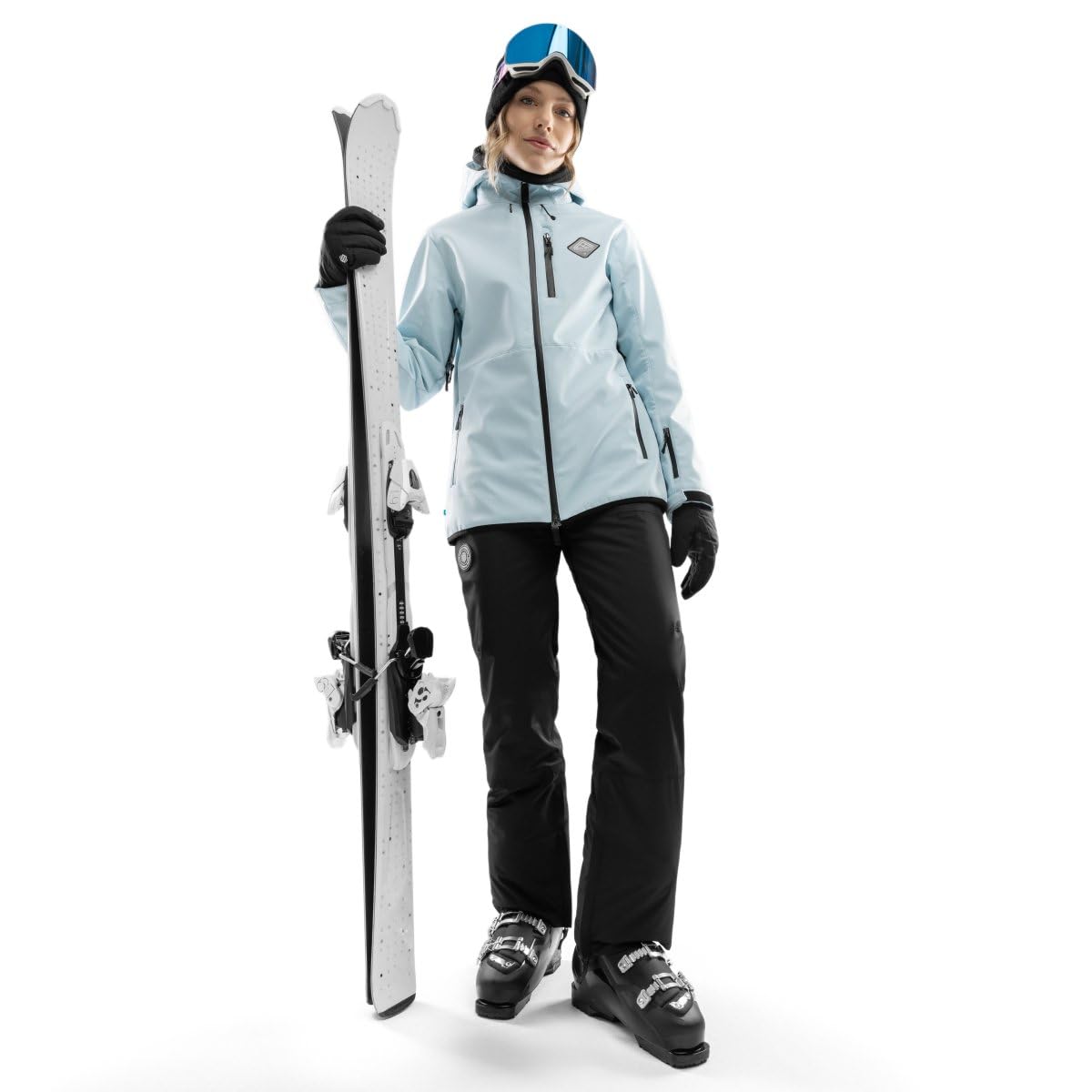 SIROKO Veste Softshell de Ski pour Femme W2-W Gelid
