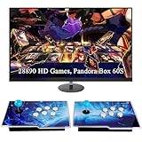 IDYNIREL 3D Pandora Box 60S Arcade Games Console, 28890 Games Installed Arcade Games Machine, 1280x720 Full HD, Search/Save/Hide/Pause Games, Favorite List, Two Separated Joysticks,1-4 Players………
