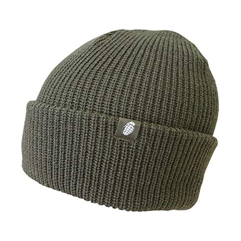 Army Combat Military Beanie British Army Winter Ski Knitted Watch Hat - Olive Green Cover