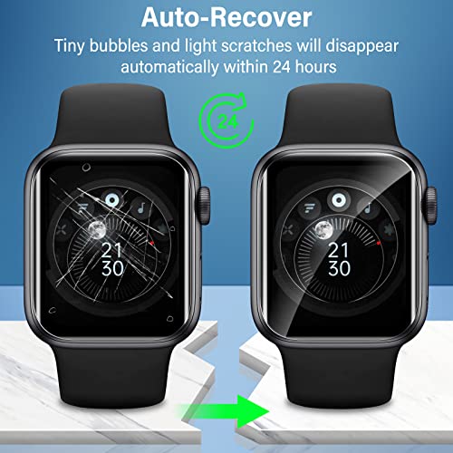 Image of Uyiton SHILD for Apple Watch SE /6 /5 /4 / Screen Protector 40mm, Military-Grade Replacement TPU Screen Film iWatch Protector Anti-Scratch Bubble-Free High-Touch Screen Protection Clear, 6 Pack