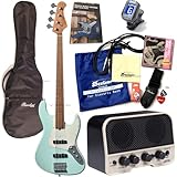 Bacchus WJB-1DX RSM/M バッカス エレキベース 初心者セット ローステッドメイプルネック採用 ジャズベースタイプ ユニバースシリーズ (SFB (Sea Foam Blue))