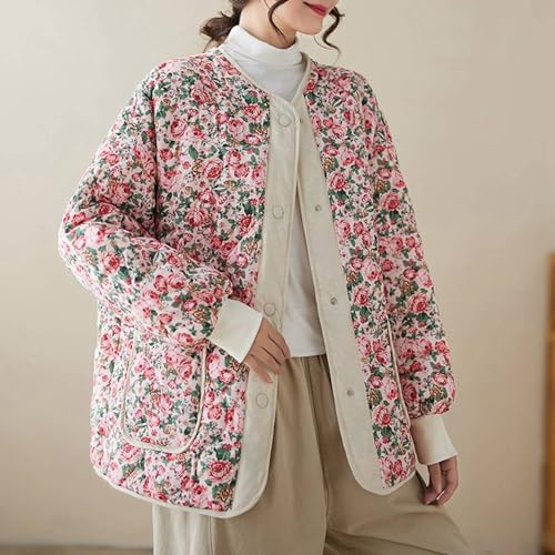 Veste en coton matelassé pour femmes UNeedVog en tissu isolant style casual - 3