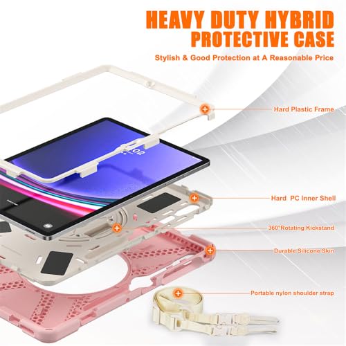 Protection Tab S10+ silicone double couche et cadre rigide contre les chutes - 2