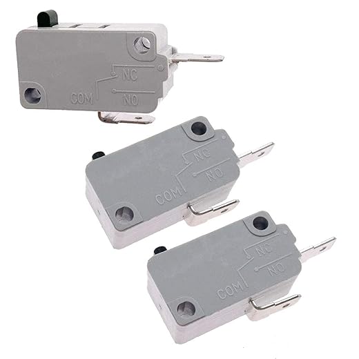 KW3A Microwave Oven Door Switch 16A 125/250V Door Interloc (2 Normally Open and 1 Normally Closes)