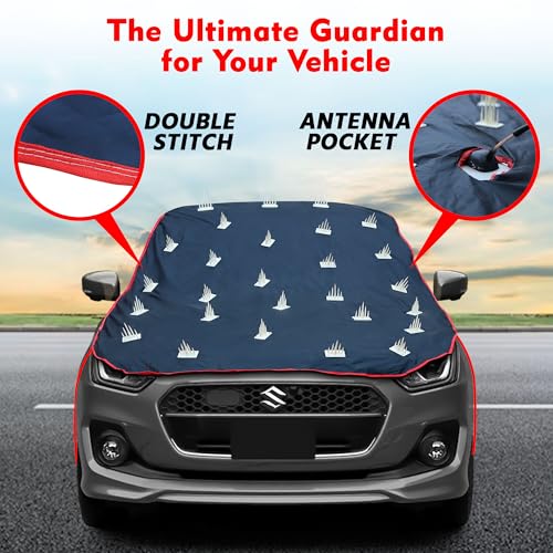 Image of AYSHU Water-Resistant Spike Car Cover for Audi S40 - Protects from Dogs, Monkeys, Dust, Sunlight & UV - Full Roof Universal Fit