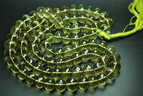 Quartz citron perles facettées LKBEADS pour fabriquer vos bijoux d'été ensoleillés