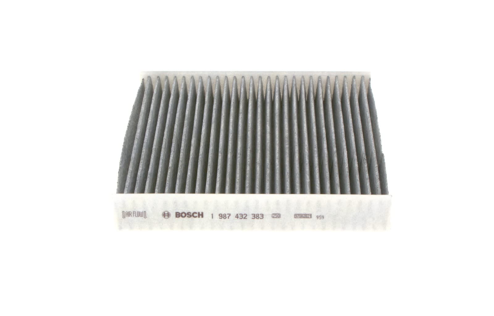 Bosch Filtro Abitacolo ai Carboni Attivi R2393, Filtro di Ricambio - Contro cattivi odori, polline e polvere per un'aria più pulita all'interno del veicolo