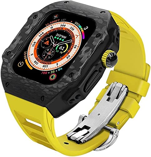 Boîtier en fibre de carbone Apple Watch Ultra pour sport et bureau