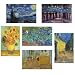 Vincent Van Gogh Starry Night Famous Paintings Postcards (30 Pack) - Starry Night Sunflowers Famous Paintings Postcards - Collectible Vintage Art Gifts - Premium Quality - Best Stocking Stuffers