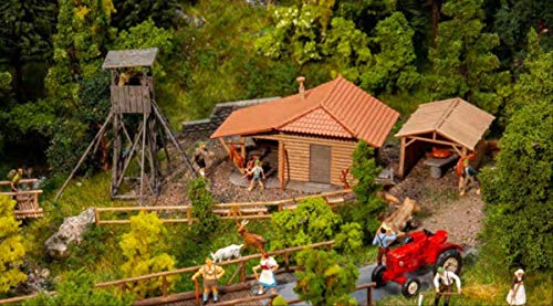 Preisvergleich Produktbild Faller 130637 Jagdhütte mit Hochsitz