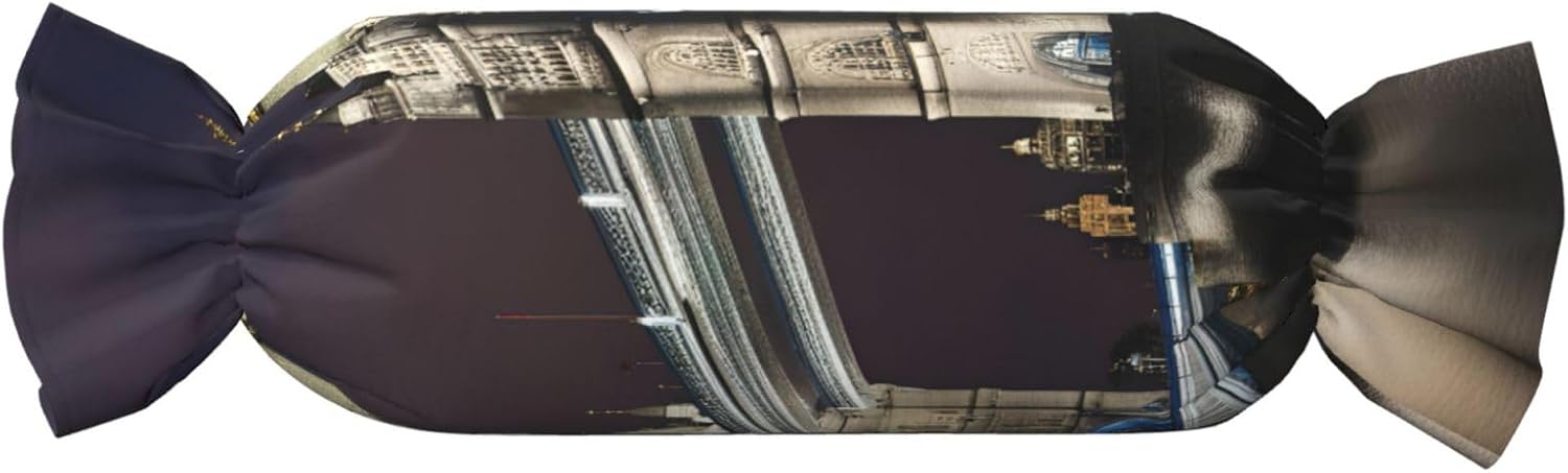 Tower Bridge in London Print Candy Cylindrical Comfortable Pillow Throw Pillows Home Decor Easy Maintenance