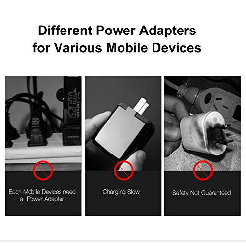 Carregador Para Dji, Walory Compatível Com Dji Mini2 Quick Charge3.0 Carregador De Carregamento Rápi