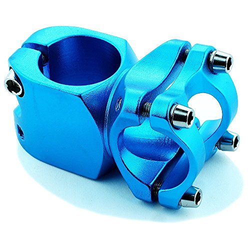 Réducteur de potence vélo 28.6 vers 25.4mm bleu pour VTT et Route