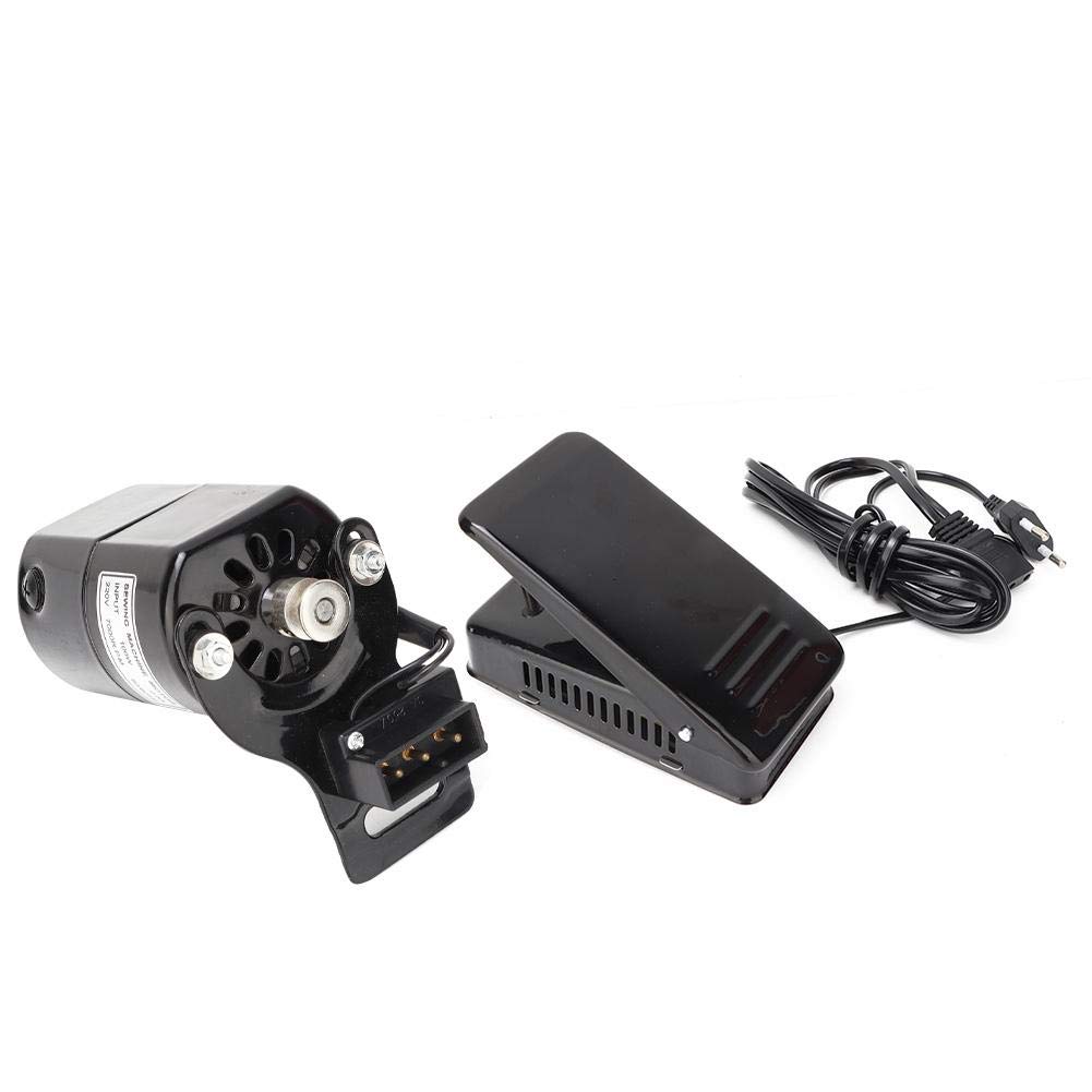 100W Máquina de coser Motor Pedal de coser Variable Controlador de velocidad Máquina de coser Interruptor de pie Piezas de la máquina de coser doméstica Con la máquina (UE)