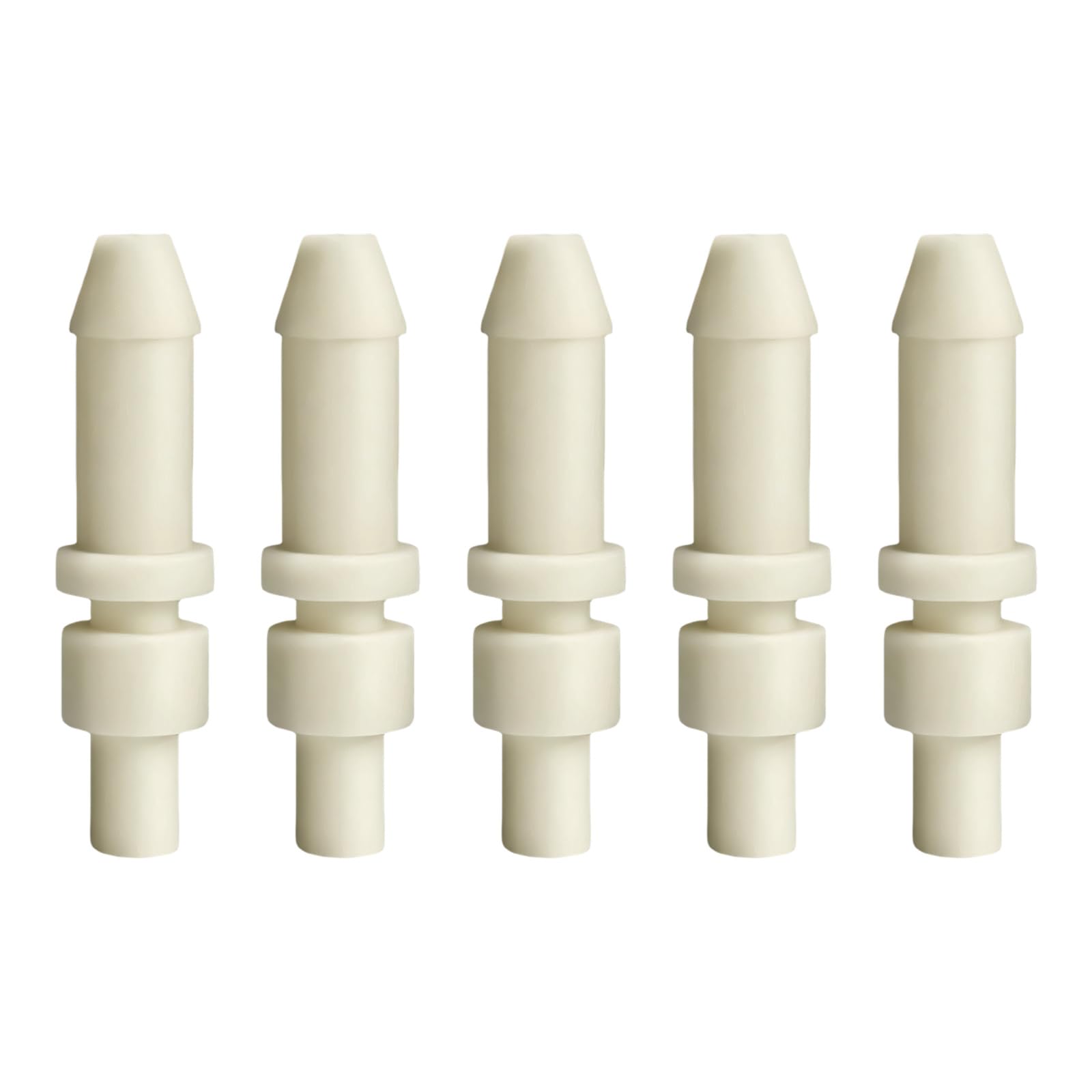 Greabuy 5Pieces High Function I Type Fitting for 4x8mm Tube Coffee Machine Repair Part Suitable for Various Coffee Makers I Type Barbed Fitting