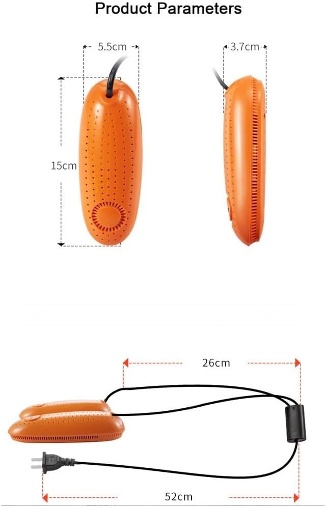 Secador portátil de calzado con calefacción 360° y temporizador miniatura 4
