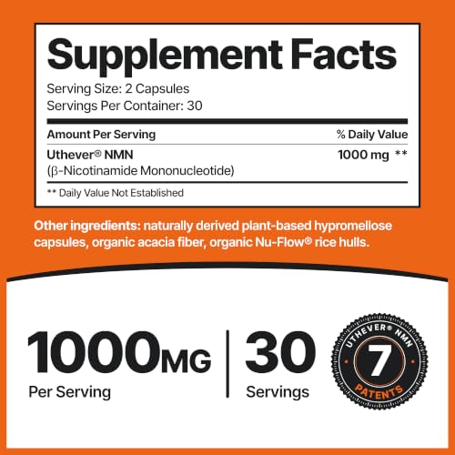 Opus Longevity NMN-99 Uthever NMN Capsules