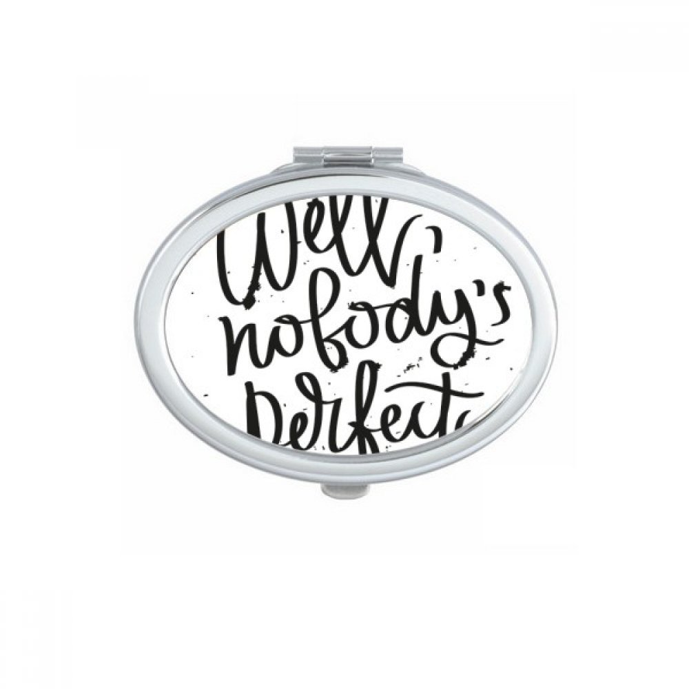 Miroir de main cadeau mignon pour anniversaire et fêtes avec citation