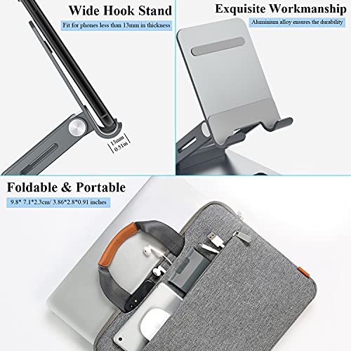 image for Minthouz Cell Phone Stand Adjustable & Foldable Z-type Aluminum Mobile