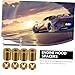 GARVALON Hood Spacer Riser Kit for Enhanced Engine Hood Ventilation Spacers for Improved Airflow and Cooling Performance Car Modifications Screws