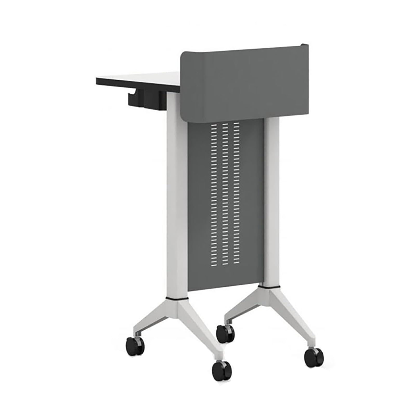 Genérico Soporte de Atril Ajustable y Ligero de Aluminio, Atril portátil con 3 Posiciones de inclinación para aulas, Iglesias y Eventos, mostrador de recepción fácil de