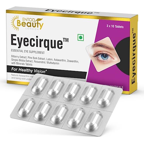 Eyecirque Eye Supplement Tablets | Eye Health Vitamins with Lutei...