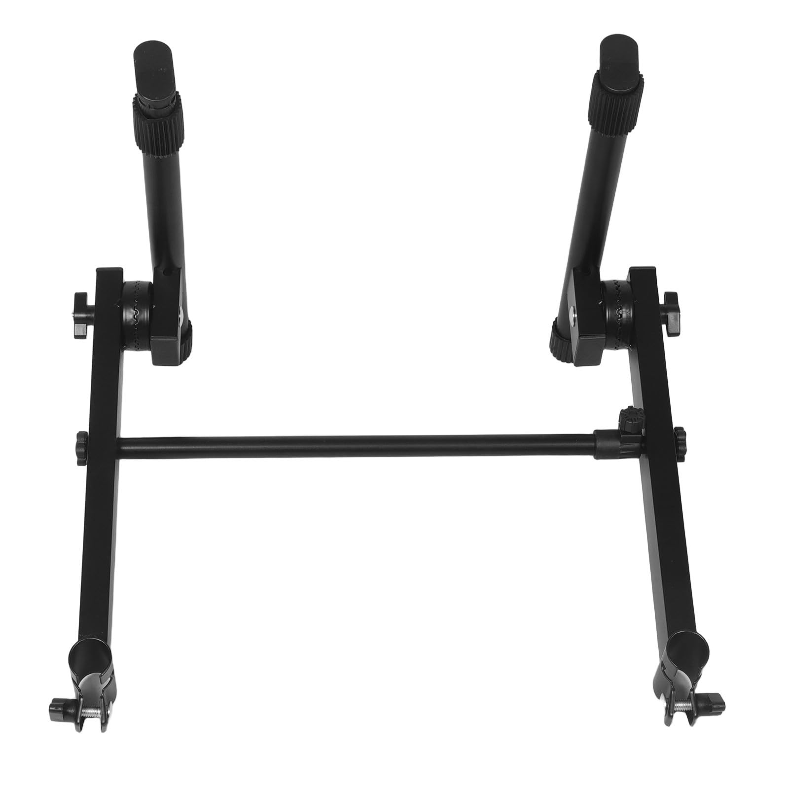 Soporte para Teclado Electrónico Doble Nivel Ajustable, Soporte Elevador Metálico Portátil para Piano Digital, Montaje Rápido, Adecuado para Aulas
