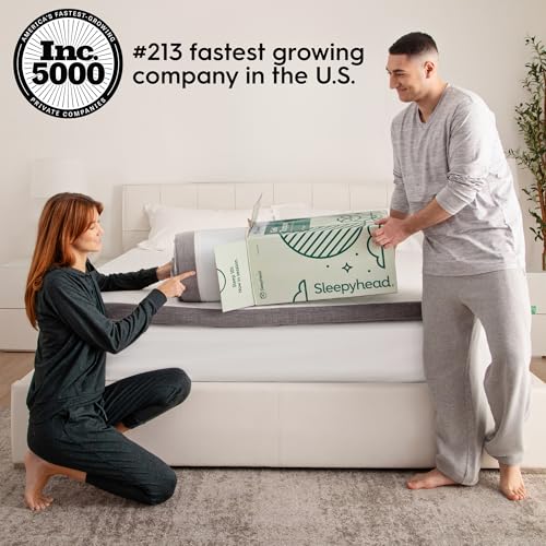 Image of Sleepyhead King Mattress Topper 3 Inch, Cooling Gel Memory Foam, King Size Mattress Topper for Pressure Relief, Removable Washable Cover, CertiPUR-US Certified, Mattress Pad King (King 3 inch)